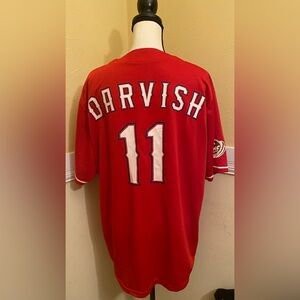Yu Darvish (Texas Rangers) Men's Jersey; Red, Size Large, NWOT.